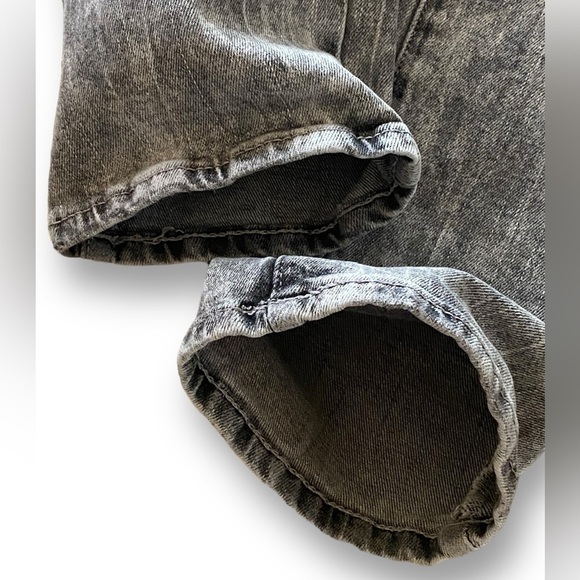 PacSun Stacked Skinny Fit Ripped Light Indigo Black Jeans  Size W32/…Normcore - Picture 6 of 14